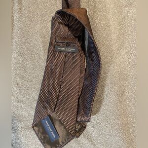 Earthy Brown Textured Tie for Accessories